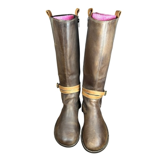 Merrell Captiva Strap Cinnamon Tall Leather Boots Size 7 - Picture 3 of 10